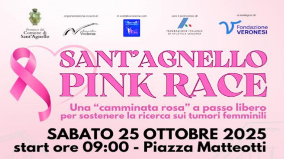 Sant'Agnello Pink Race', aperte iscrizioni alla camminata solidale per la  ricerca sui tumori femminili - StileTV.it